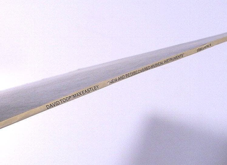 David Toop/Max Eastley 初回UKオリジナル アンビエント