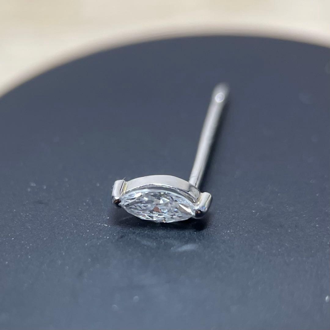 新品！ Pt900 D0.10ct マーキスダイヤモンド セカンド