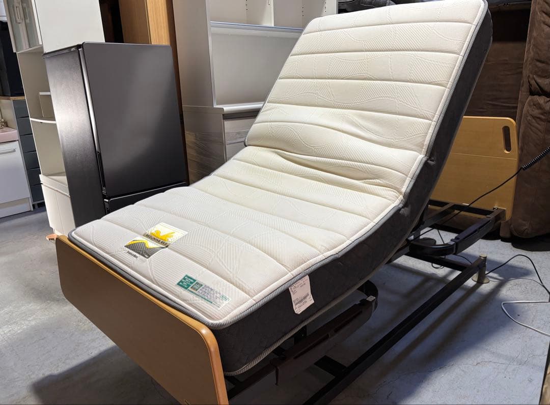 フランスベッド レステックス電動ベッド3モーター01FN シリーズ マット付美品