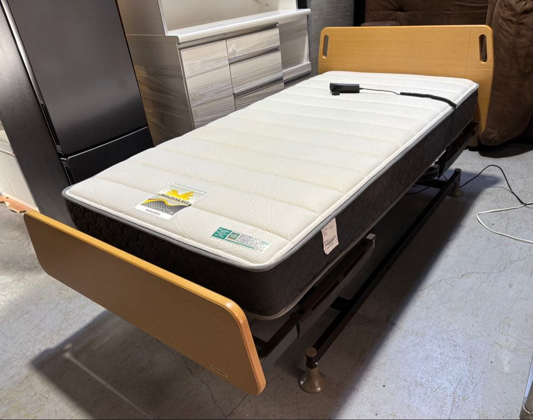 フランスベッド レステックス電動ベッド3モーター01FN シリーズ マット付美品