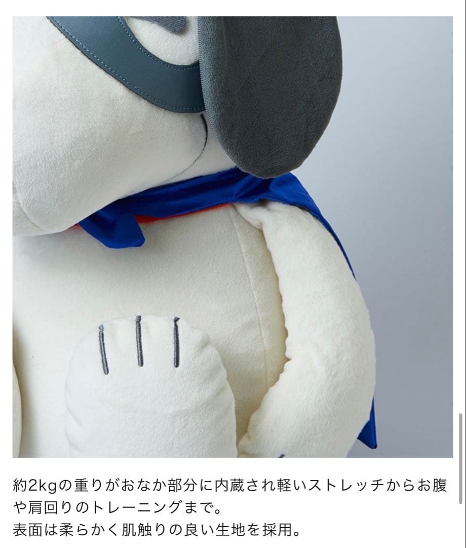 ミズノ 【PEANUTS】スヌーピー メディシンボール レッド 2kg