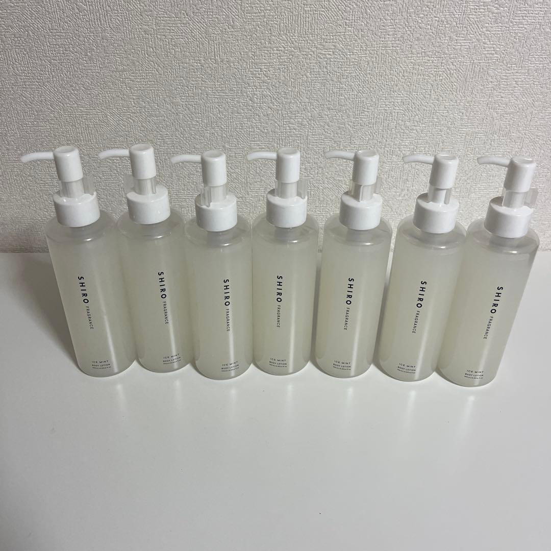 SHIRO アイスミント ボディローション 190mL ボディ用化粧液 7本