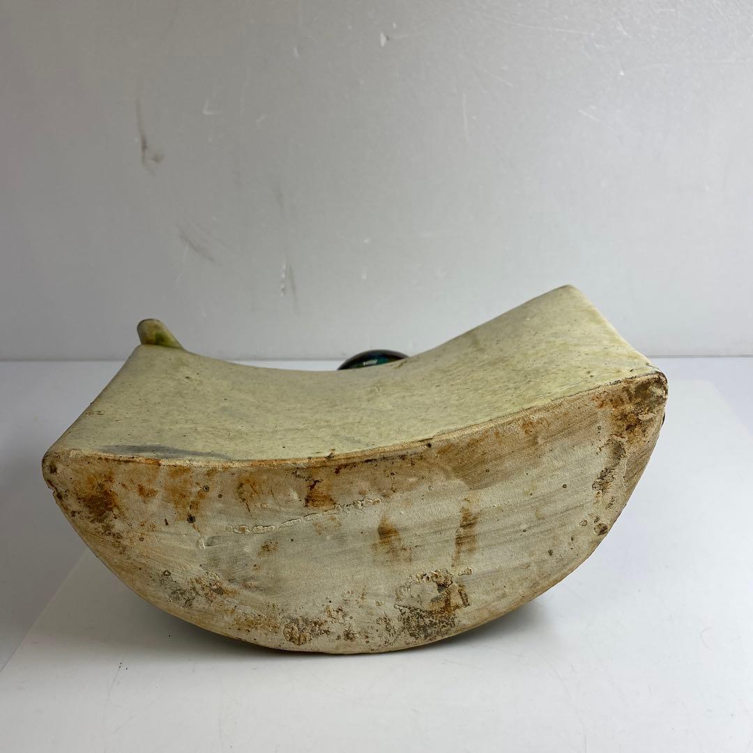 人間国宝　金城次郎　壷屋焼　徳利　最大幅約25㎝　東Y7-0214☆2Fトヒウ