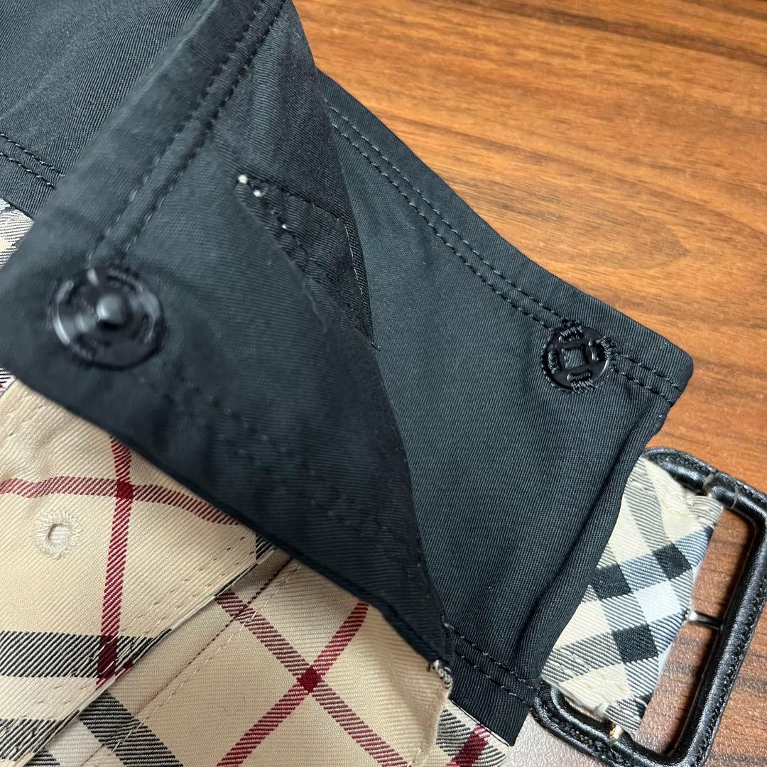OK様　【美品】バーバリーブルーレーベル ノバチェック プリーツ ラップスカート