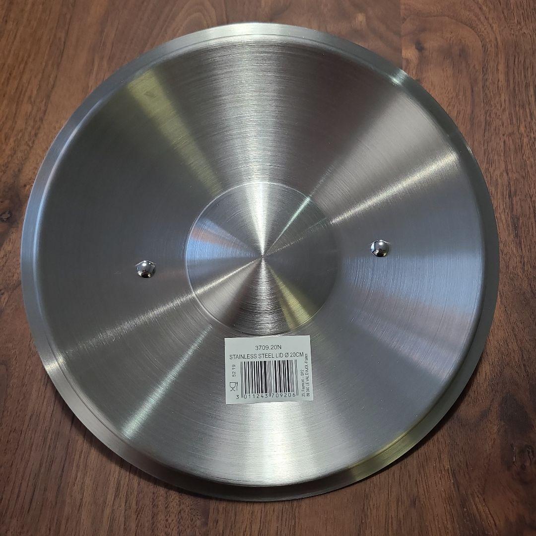 【ラスト！】フランス製deBuyerIH対応20センチ銅ソテーパン蓋付