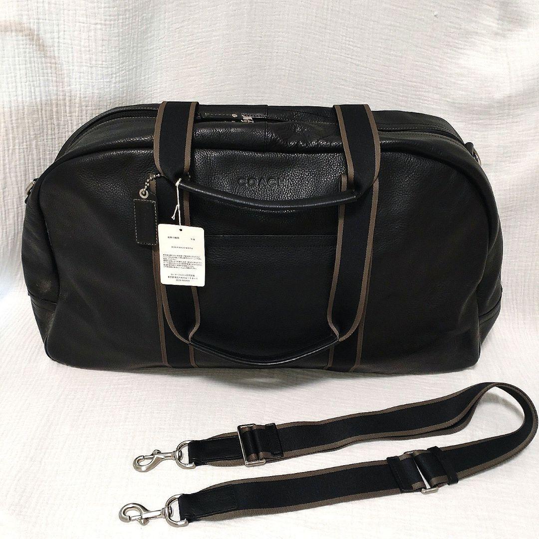 COACH ブラック ボストンバッグ