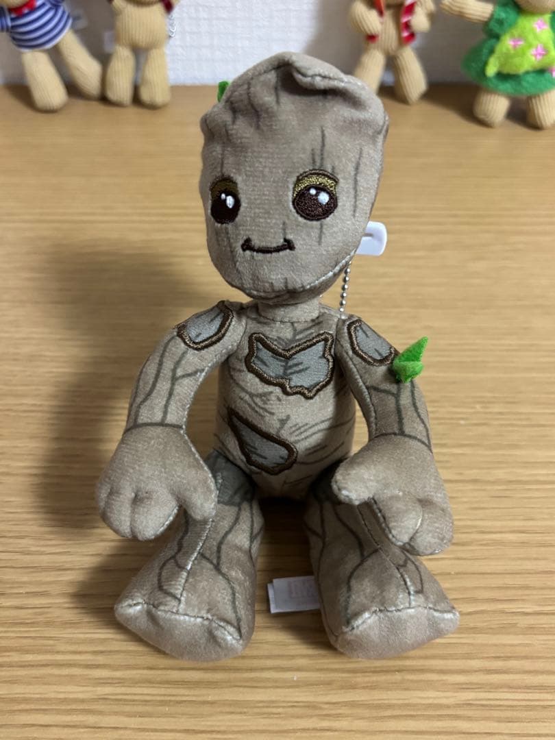 グルート ぬいぐるみバッジ　ぬいぐるみチャーム スモールワールド 6点　#1