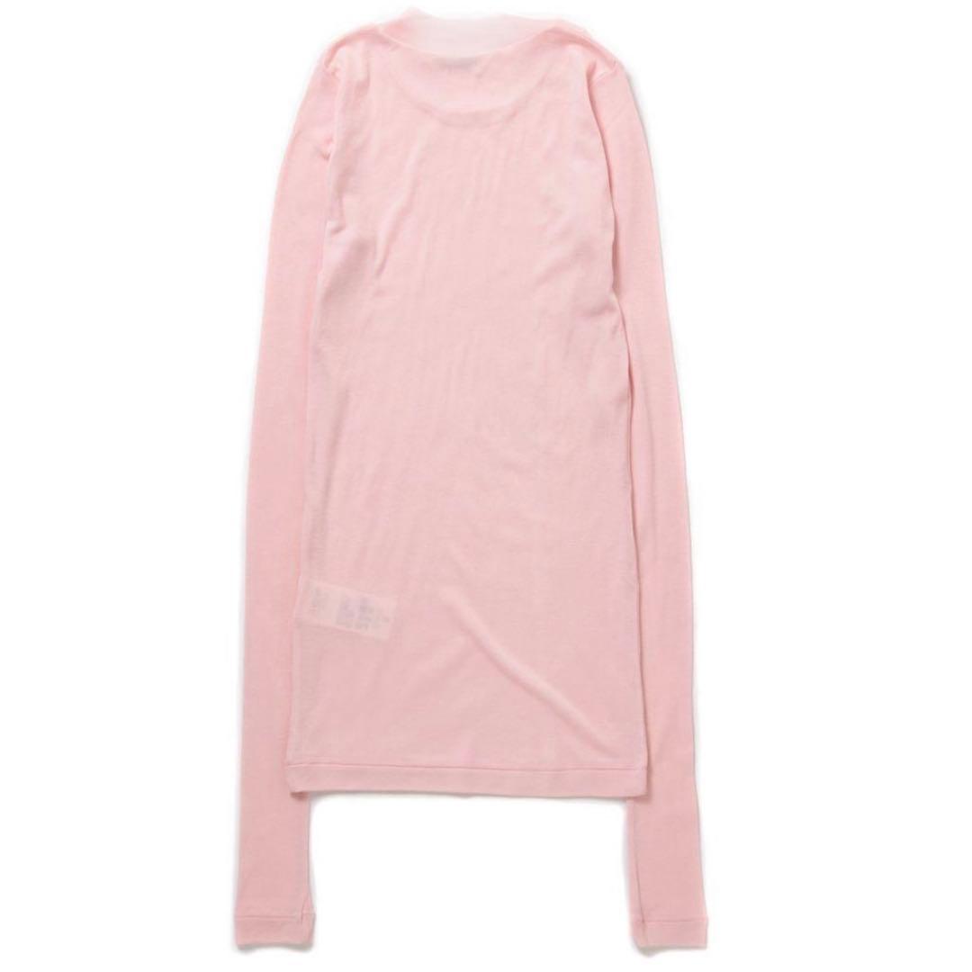 【AURALEE】HIGH GAUGE SHEER RIB L/S TEE