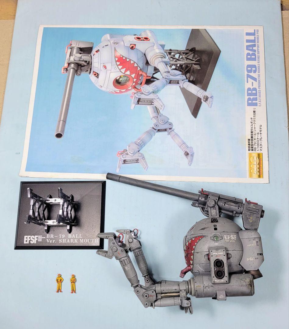 ガンプラ MG 1/100 RB-79 ボール(シャークマウス仕様) 完成品
