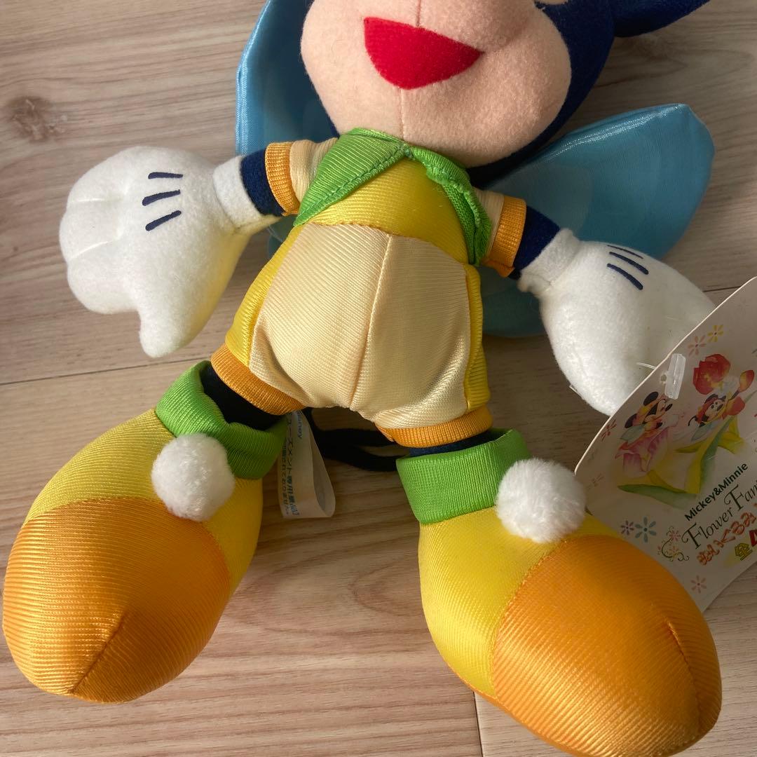 ディズニー　SEGA ミッキー ミニー　ぬいぐるみ　平成レトロ　非売品　蝶　希少