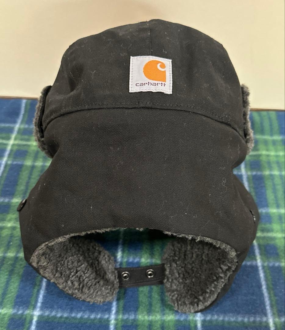 カーハート　carhartt フライトキャップ　ブラック　L/XLサイズ