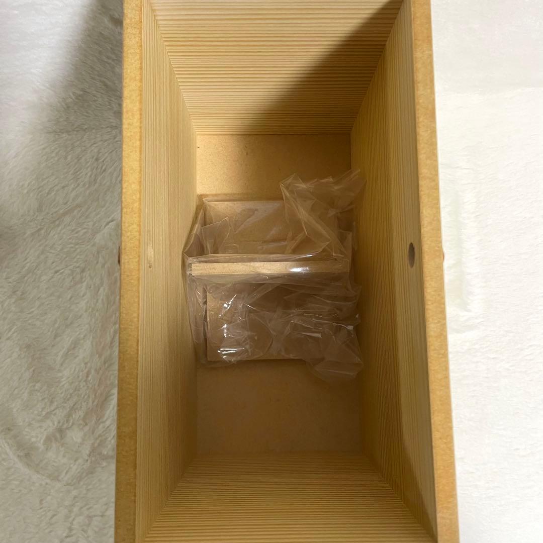 未使用　KURASHI & Trips 天然木製のメイクボックス