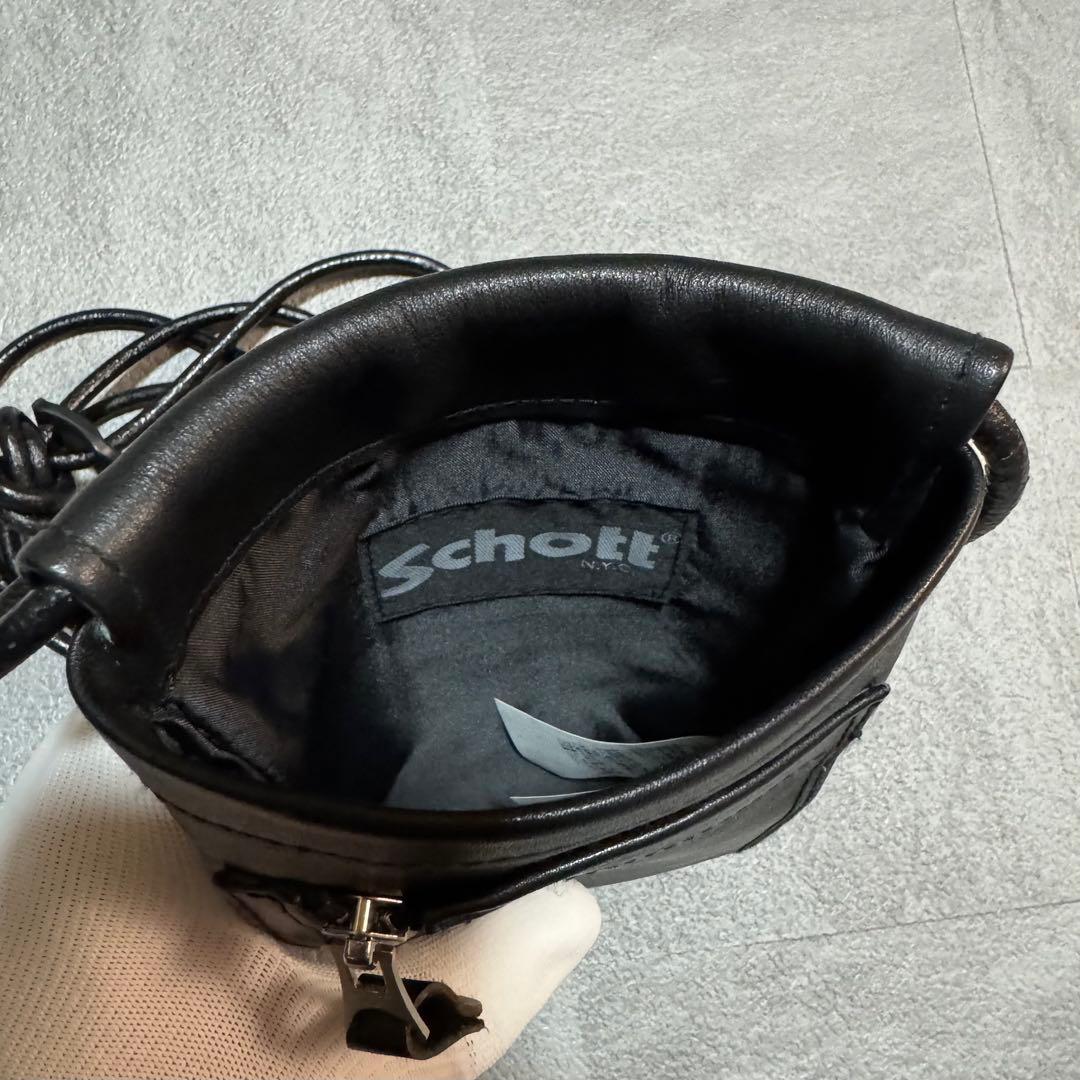 Schott ONE STAR SACOCHE ショット サコッシュ ブラック