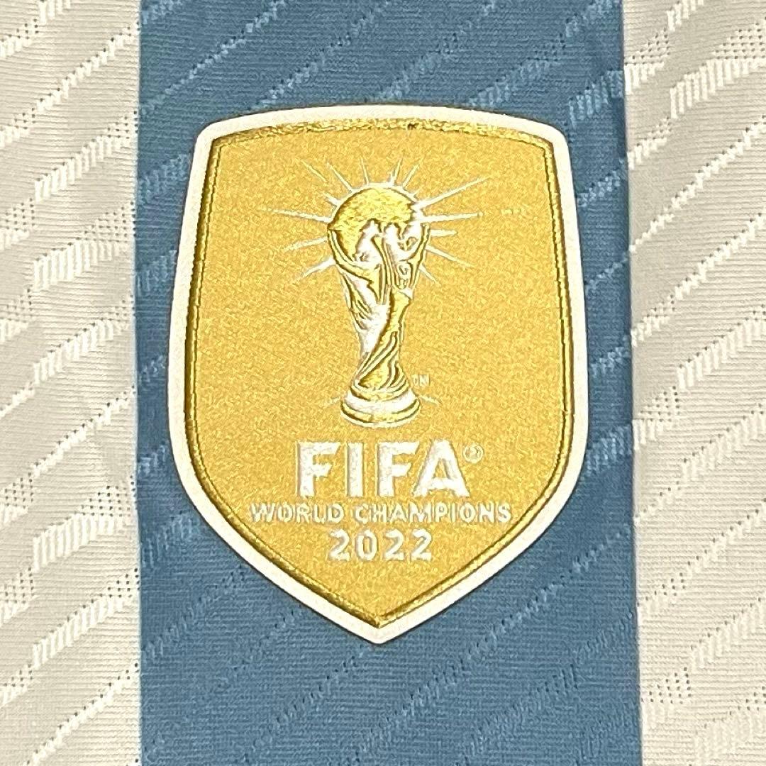 【新品/タグ付き】2022カタールW杯アルゼンチン代表♯10メッシ【XLサイズ】