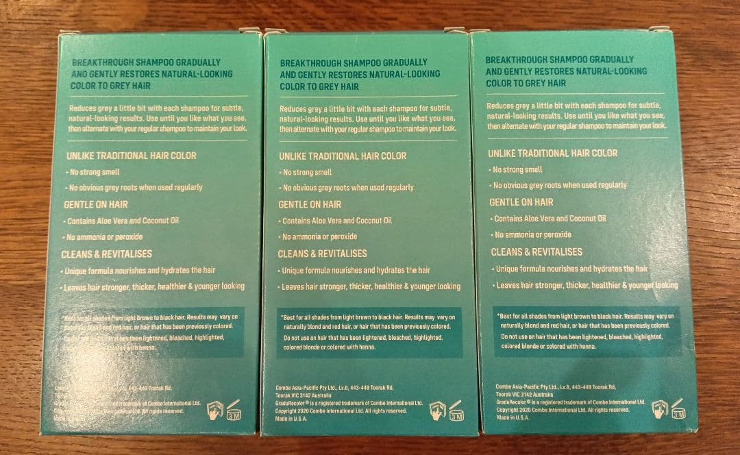 グラジュリカラー GraduRecolor　シャンプー 3本セット 新品