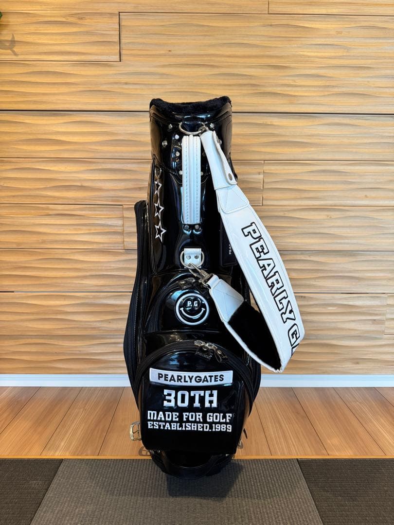 パーリーゲイツ キャディバッグ　オンライン限定モデル　30周年　ブラック