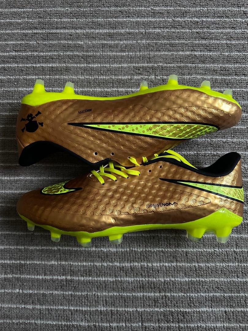 【希少】Nike ナイキ ハイパーヴェノム ネイマール愛用 ゴールドスパイク
