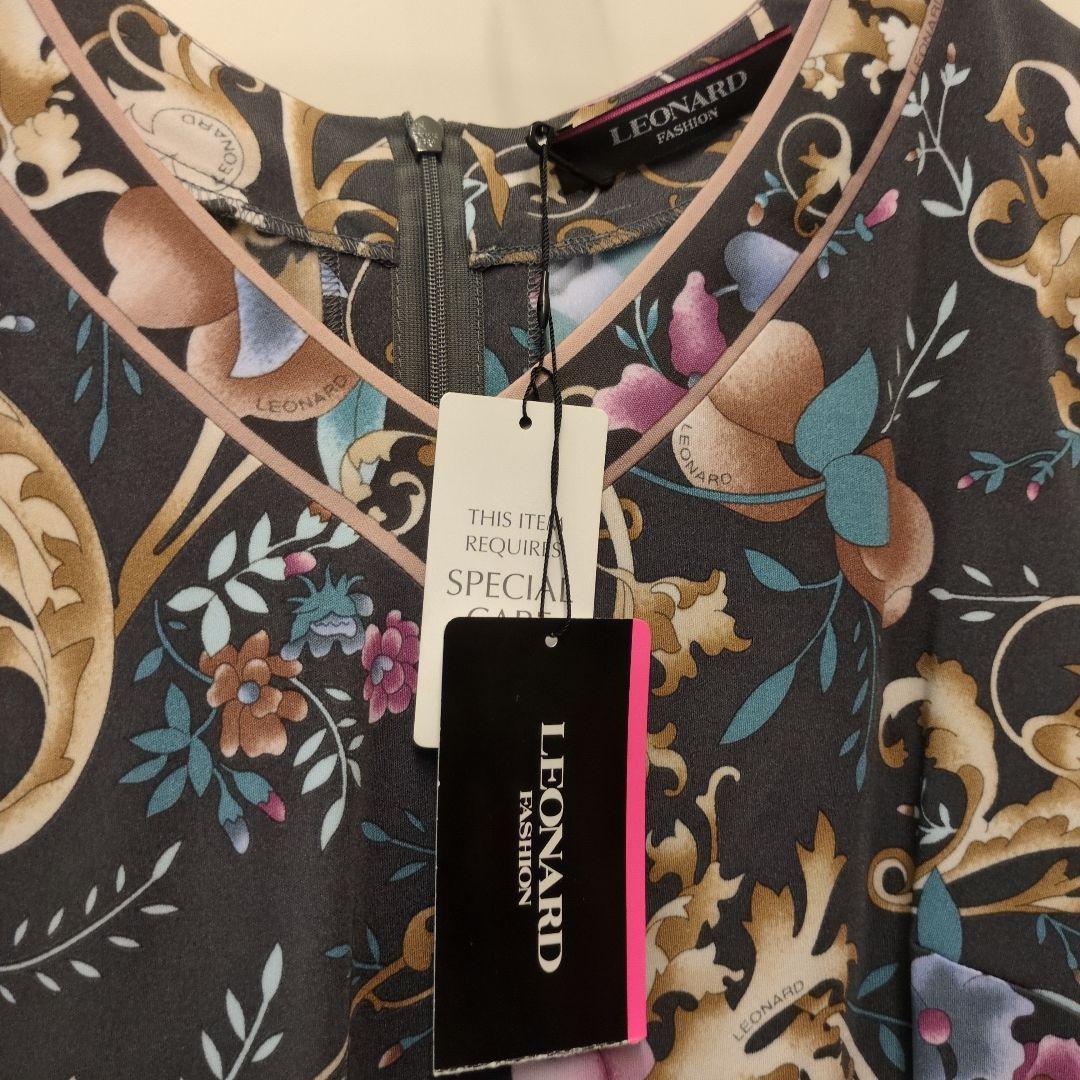 LEONARD フローラルデザイン 長袖チュニック