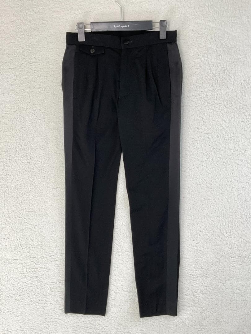 【未使用】1PIU1UGUALE3 サマーウールタキシードパンツ サイズ3