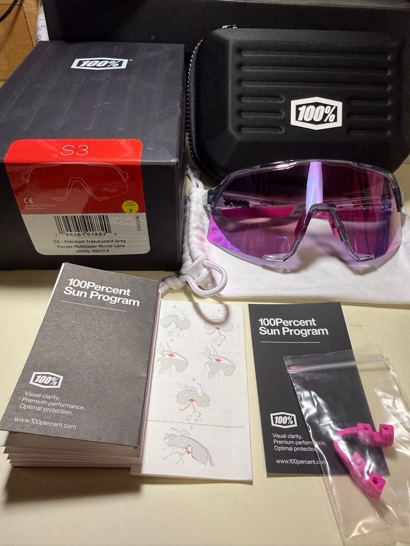 100% ワンハンドレッドサングラス S3 Tokyo night