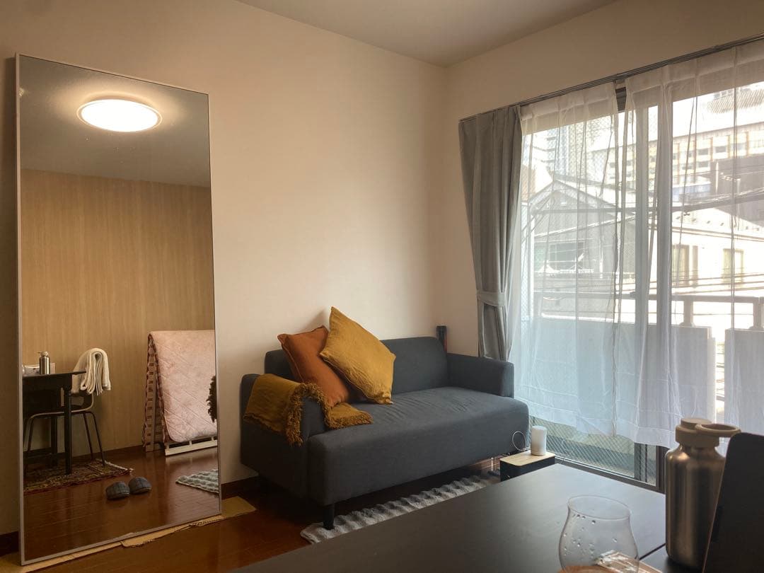 IKEA 大型ミラー 姿見【東京都目黒区引取り限定】