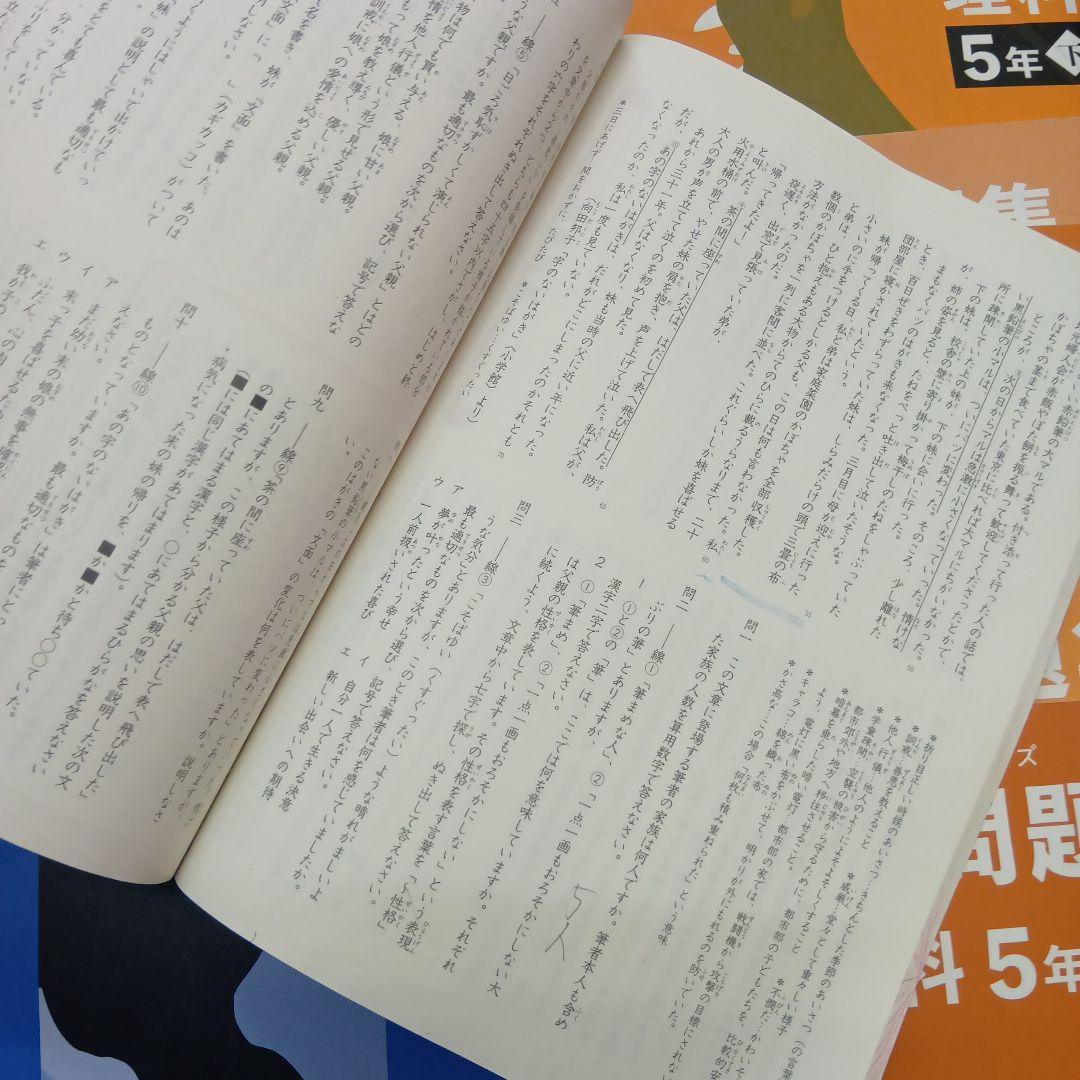 四谷大塚５年予習シリーズ国算理社/演習/漢字他　２０２３年度版　中古