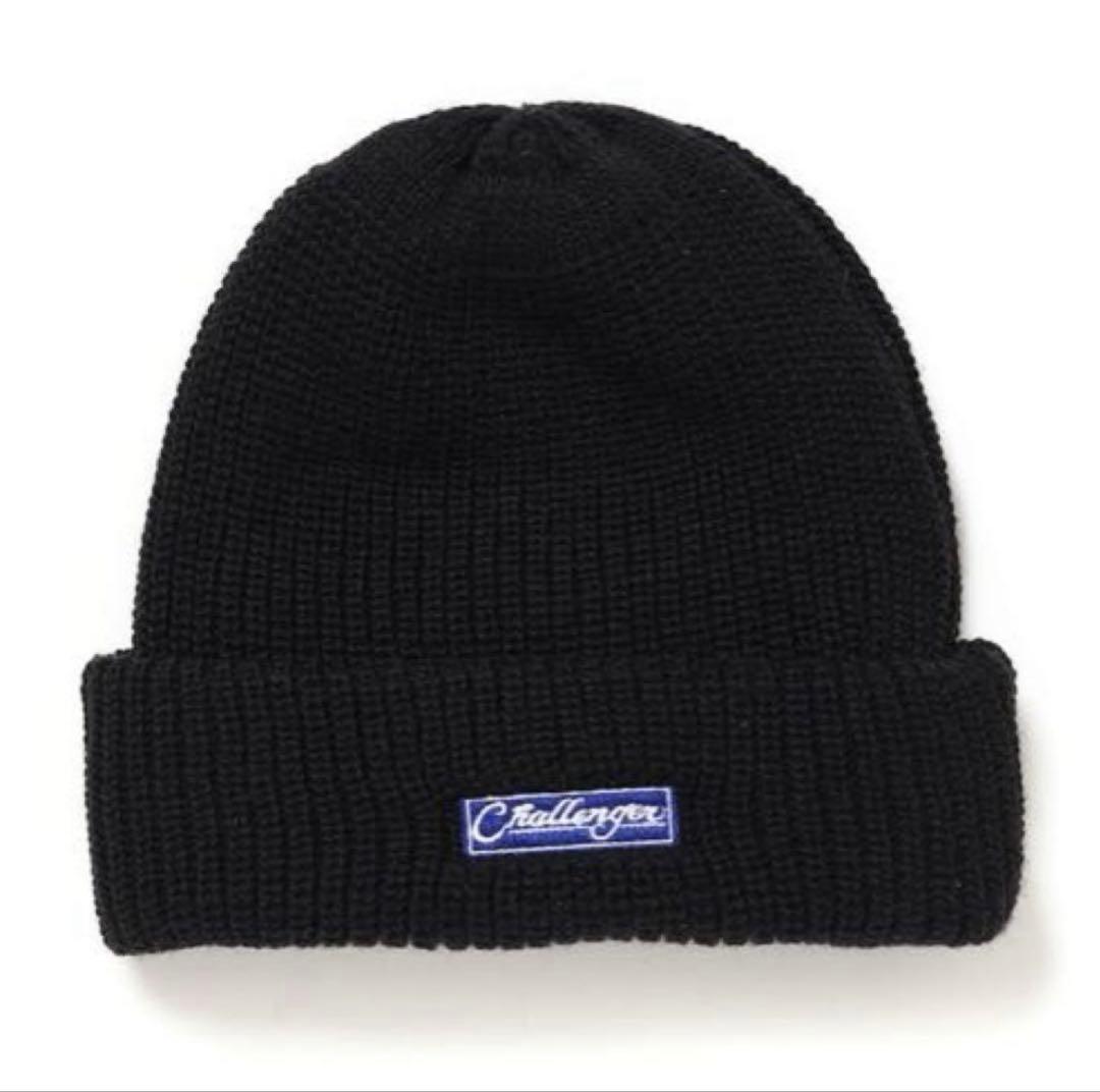 Challenger 黒 ニット帽　長瀬智也