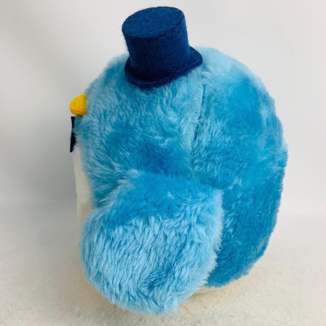 日本製　タキシードサム　ぬいぐるみ　レトロ　青　ブルー　サンリオ