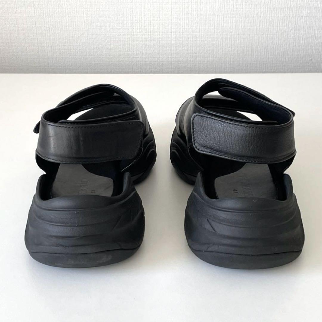 靴 ATTACHMENT 24SS CARF LEATHER SANDAL / 42