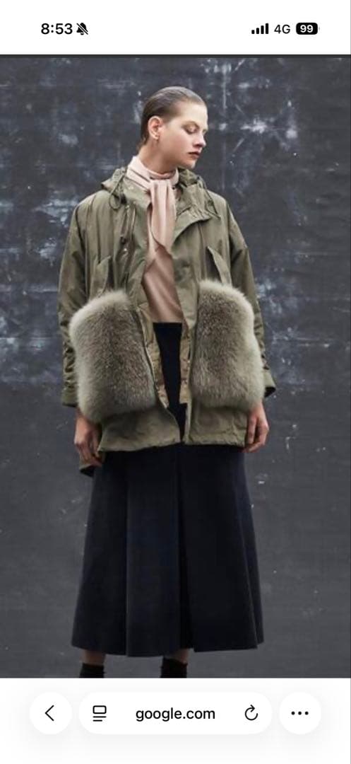 ✨お値引き✨ドゥロワー 38 ライナー取り外し可　モッズコート　コートカバー付き