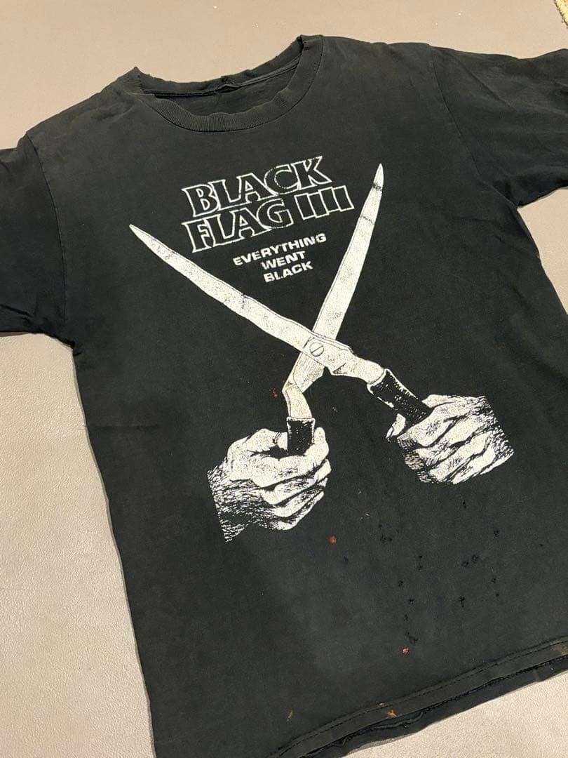 BLACK FLAG ブラックフラッグ　バンドTシャツ バンT