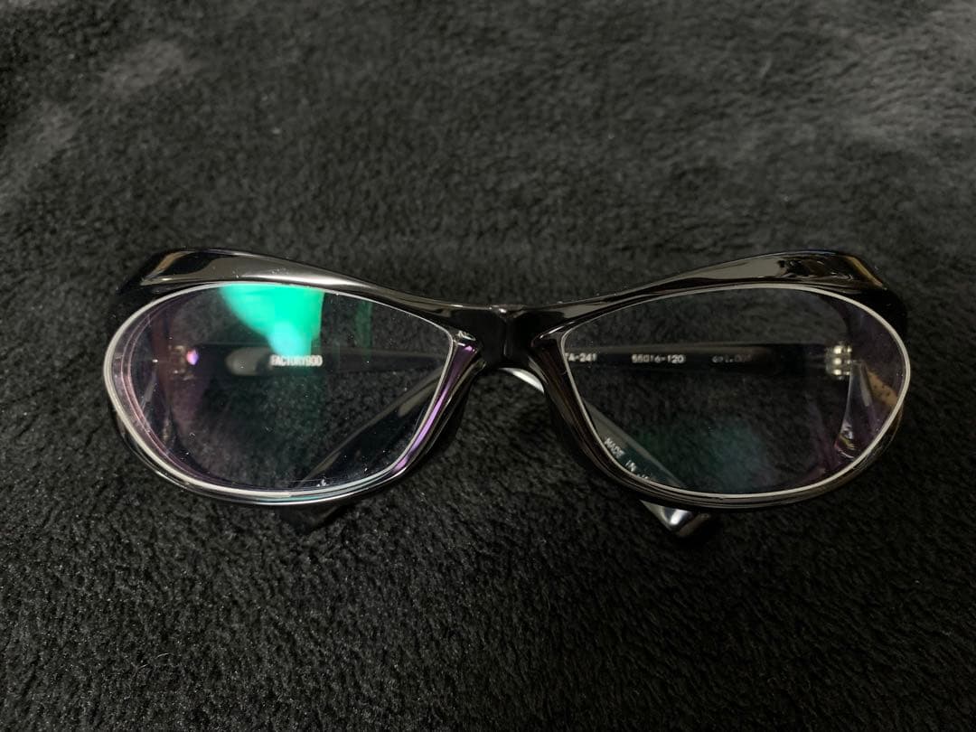 FA-241 FACTORY900 黒 (度ありとなしレンズ付) ケース付き