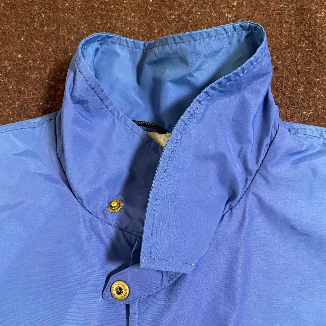 80年代 LL Bean チンスト付き コーチジャケット ブルー アメリカ製