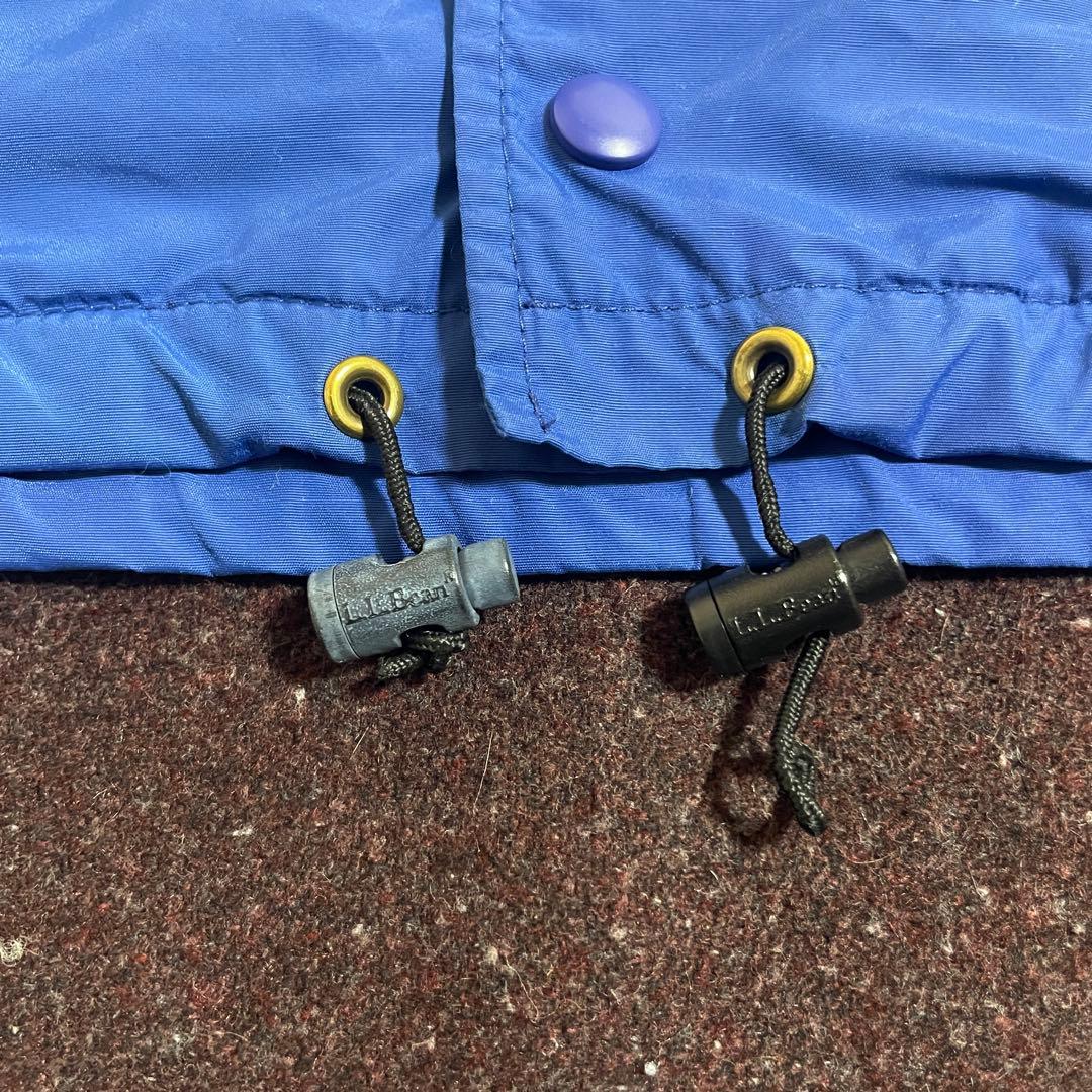 80年代 LL Bean チンスト付き コーチジャケット ブルー アメリカ製