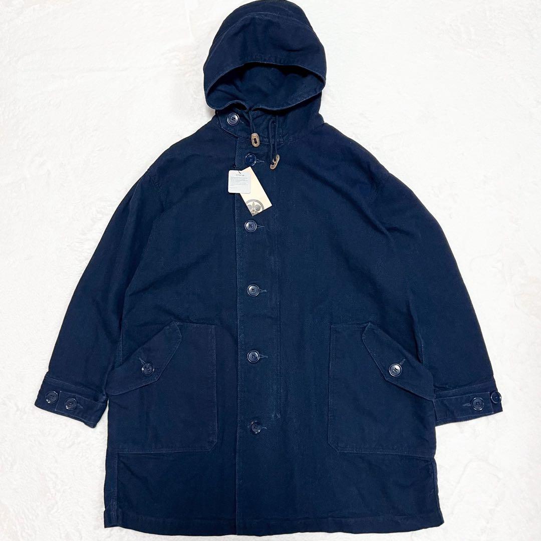 新品 完売品 MOMOTAROJEANS インディゴ モッズコート Lサイズ