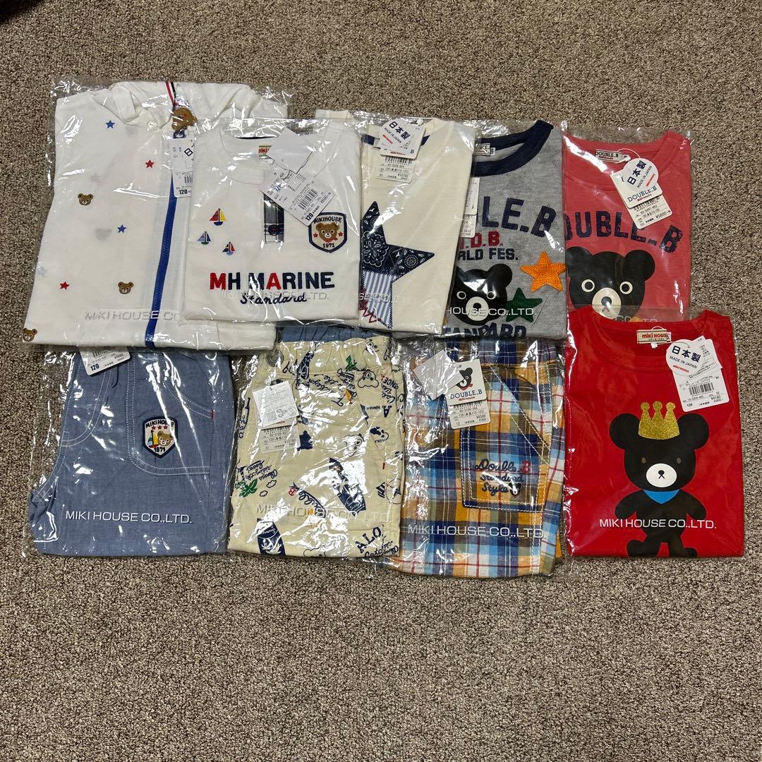 ミキハウス　ダブルビーサマーパック120サイズ