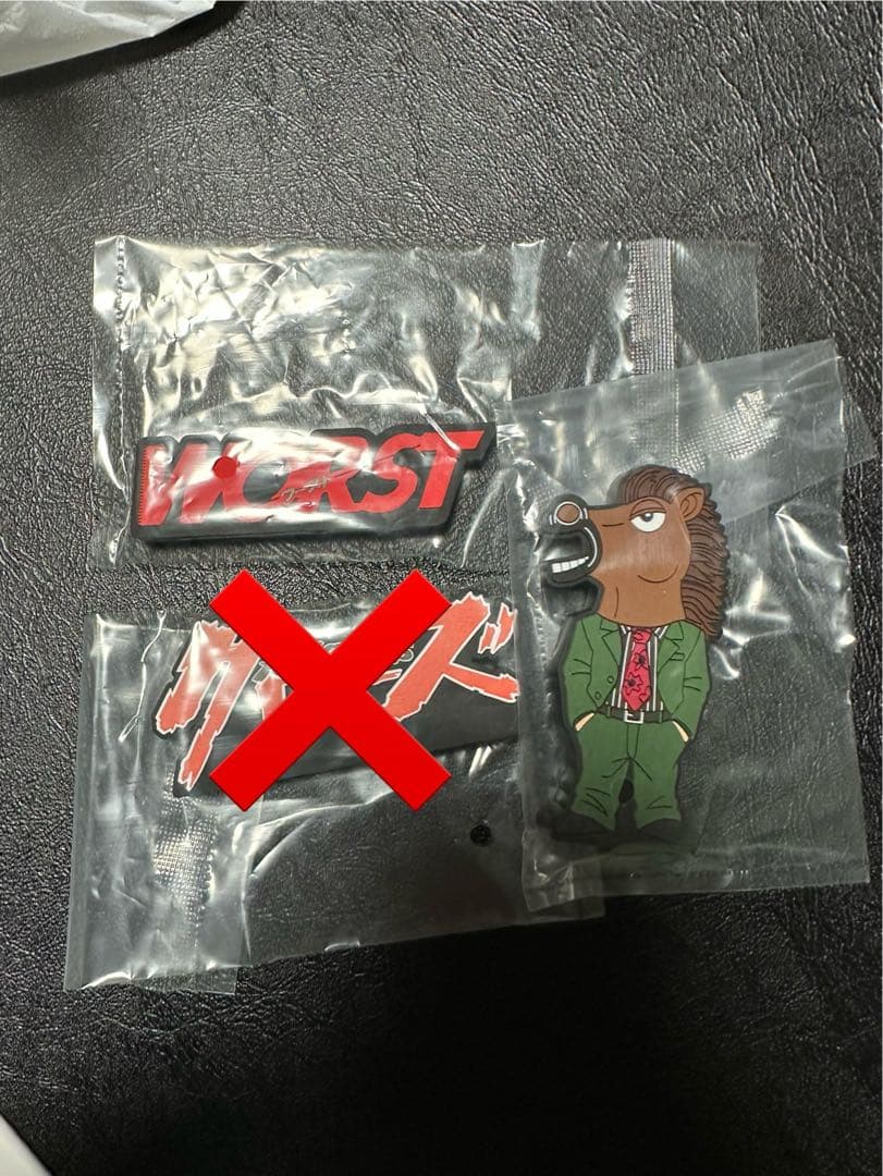 クローズ 一番くじ 花澤三郎 フィギュア 鈴蘭校章バッジ WORSTロゴ セット