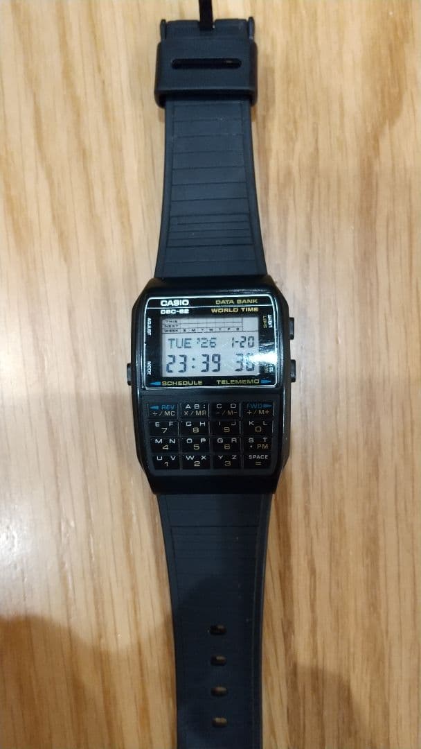 CASIO DBC-62 ブラック デジタル腕時計