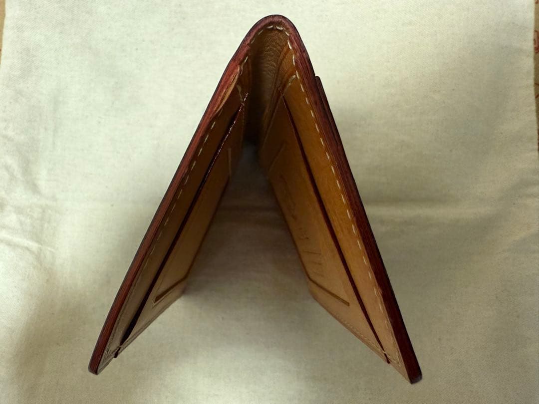 GANZO 濃紺（ネイビー）パスケース 定期入れ 定価22,000円