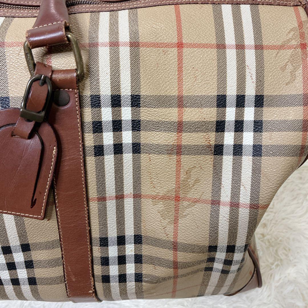 バッグ burberrys vintage boston bags nova check