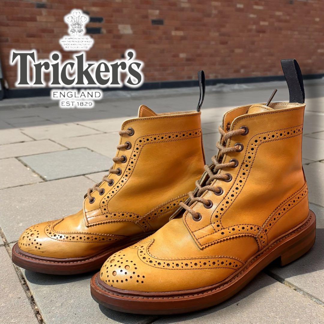 【美品】Tricker's トリッカーズ　L5180カントリーブーツ　ダイナイト