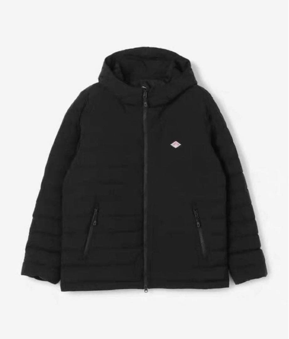 ダントン DANTON メンズ ストレッチナイロン フードダウンジャケット M