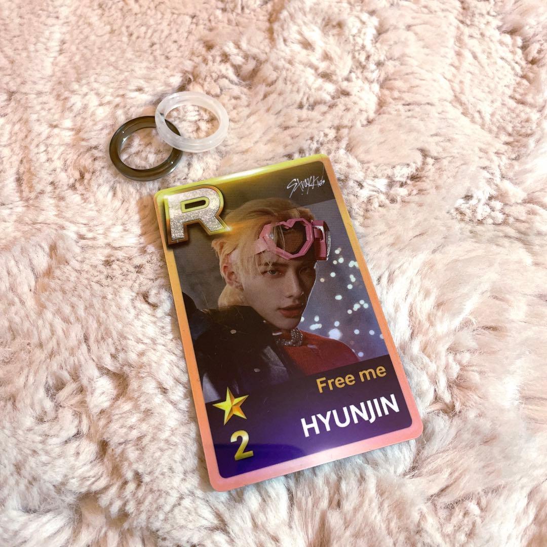 スキズ ヒョンジン スーパースター トレカ ホマイカリング付き