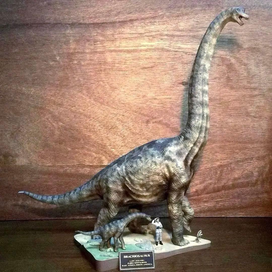 タミヤ ブラキオサウルス 情景セット 完成品！