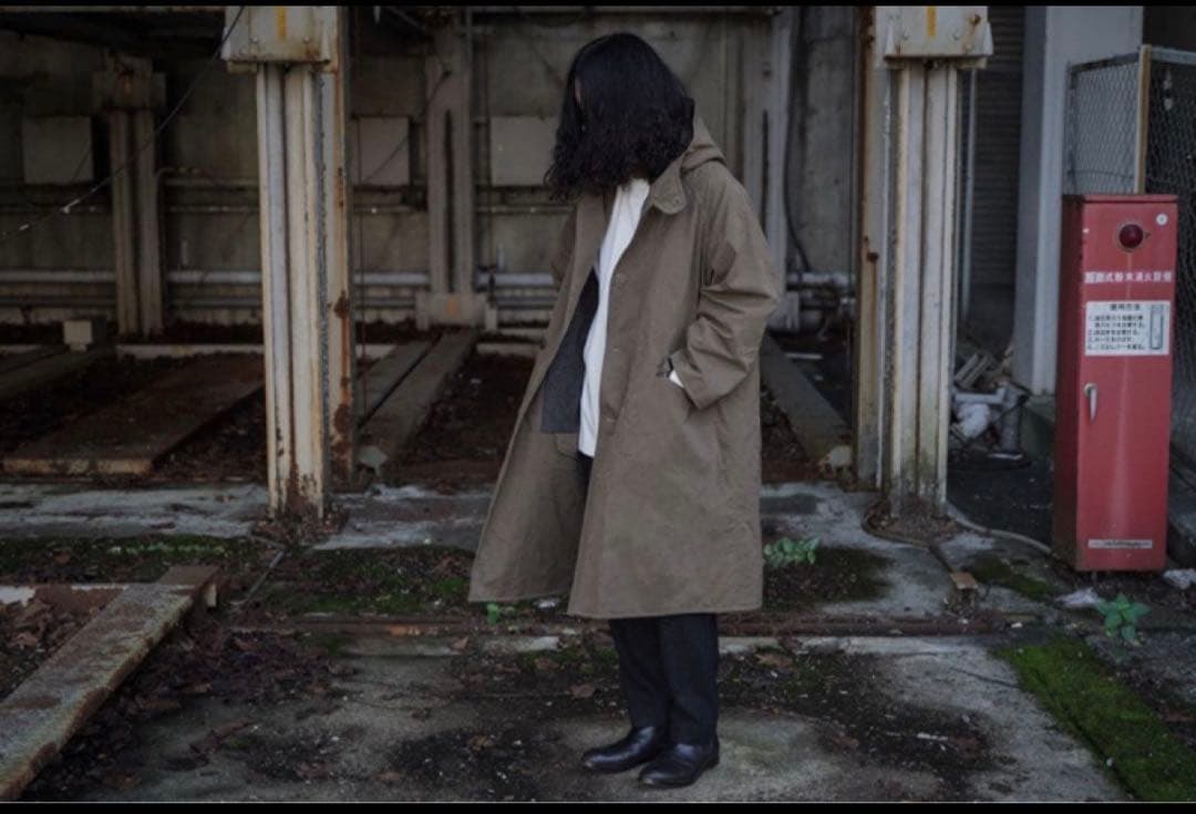 【美品】19AW COMOLI フーデッドコート 3