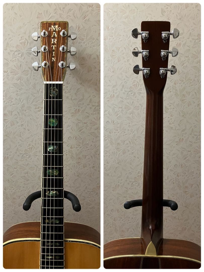 Pro Martin W300 バック3P 縦ロゴ 豪華インレイ アコギ 整備済