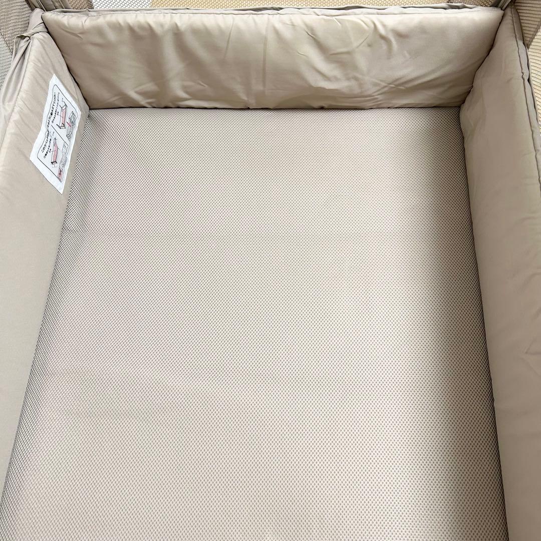 【美品】Aprica ココネルエアー 折り畳み ミニベビーベッド ポータブル