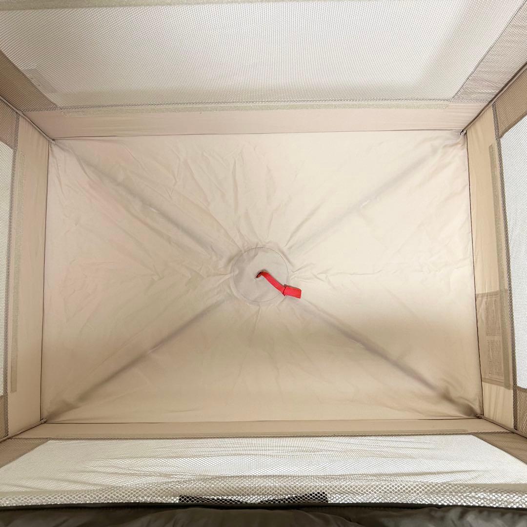 【美品】Aprica ココネルエアー 折り畳み ミニベビーベッド ポータブル