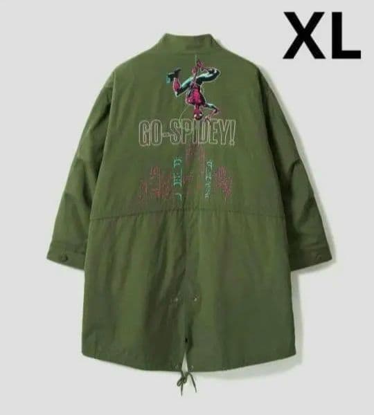 スパイダーマン スパイディ VS ヴィラン｜モッズコート 男女兼用XL 新品