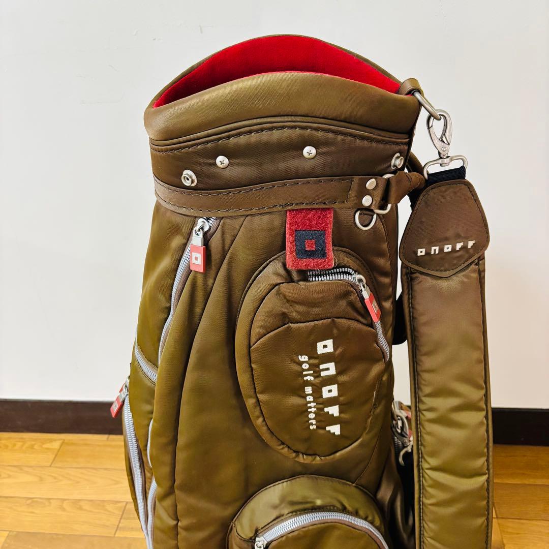 【希少品】　ONOFF キャディバッグ　ゴルフバッグ送料込み